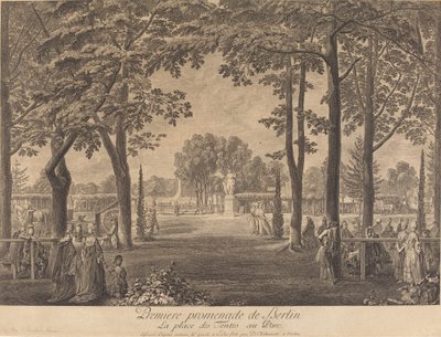 Première promenade de Berlin - Daniel Nikolaus Chodowiecki