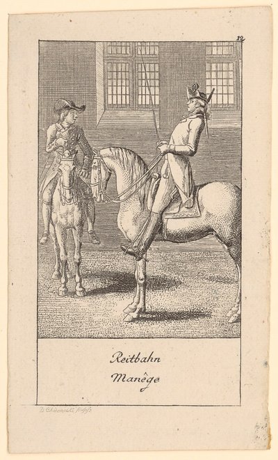 Manège - Daniel Nikolaus Chodowiecki