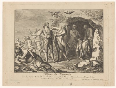 Satire sur les contrefacteurs en Allemagne - Daniel Nikolaus Chodowiecki