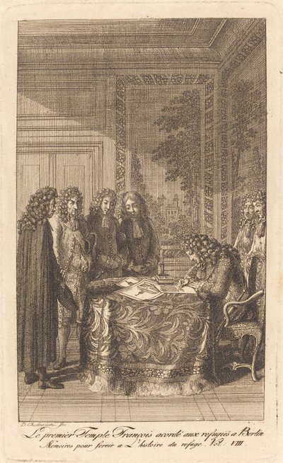 La Première Église Française à Berlin - Daniel Nikolaus Chodowiecki