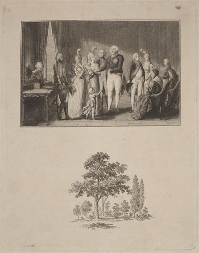 La famille royale prussienne - Daniel Nikolaus Chodowiecki