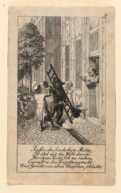 La Retalliation, Illustration pour "Königl: Grosbrit [anische] Genealogischer Kalender auf das 1780 Jahr Lauenberg bey J.G. Berenberg" - Daniel Nikolaus Chodowiecki