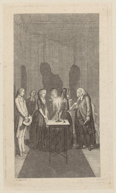 Gravure de titre pour « Carl von Carlsberg » de Salzmann, deuxième partie - Daniel Nikolaus Chodowiecki