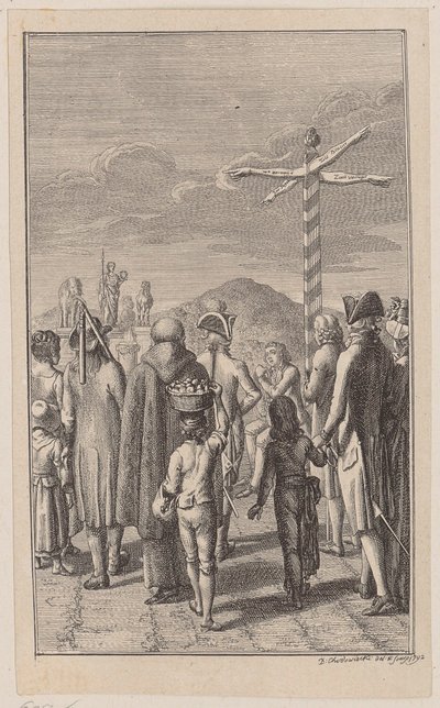 Gravure de titre illustrant le recueil « Gedichte » de Wiesinger - Daniel Nikolaus Chodowiecki