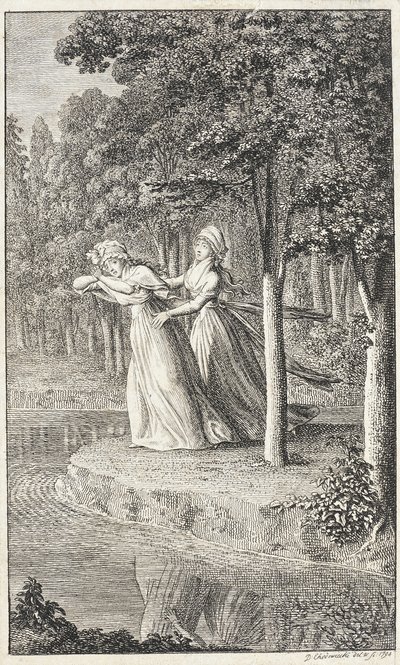 Page de titre pour la « Revue mensuelle pour dames de Leipzig de 1794 » - Daniel Nikolaus Chodowiecki