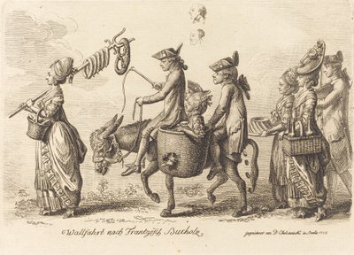 Pèlerinage à Bucholz Français - Daniel Nikolaus Chodowiecki