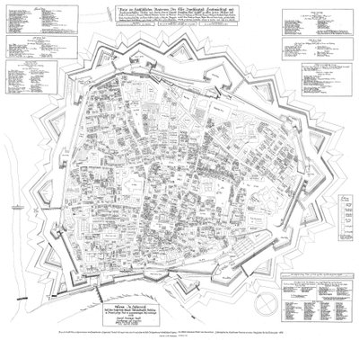 Plan de la ville de Vienne avec l
