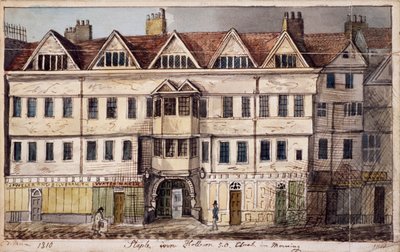 Staple Inn, Londres, 1810 - Daniel Thorn