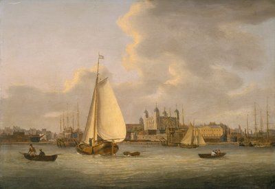 La Tour de Londres depuis la rivière, vers 1770-1818 - Daniel Turner