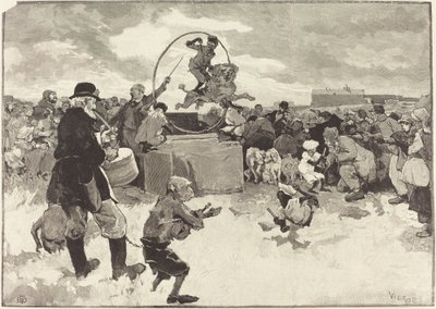Les Chiens savants, 1883 - Daniel Urrabieta Vierge