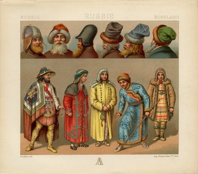 Costume russe, 1880 - Daniel Urrabieta Vierge