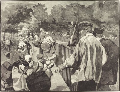 Au Jardin des Plantes - Daniel Vierge