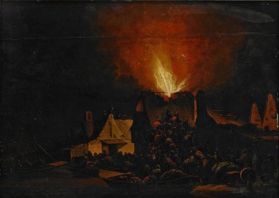 Feu de nuit, 1660 - Daniel Vosmaer