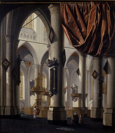 La nouvelle église à Delft - Daniel de Blieck