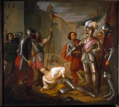 La mort de Francesco Ferrucci pendant le siège de Florence par les troupes de l