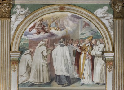 Saint Hugues fondateur du premier monastère chartreux, 1629 - Daniele Crespi