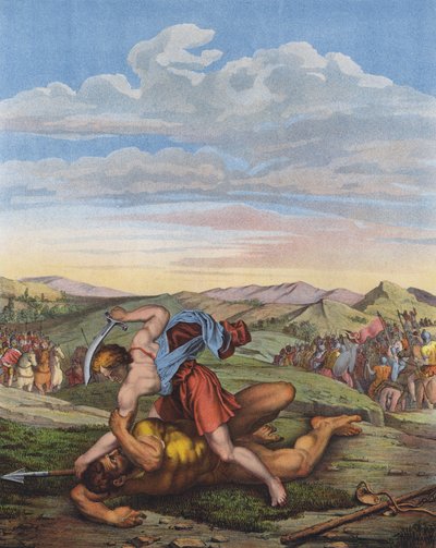 David vainquant Goliath - Daniele da Volterra 1509 66 after Daniele da Volterra 1509 66 after