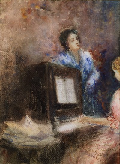 Au piano - Danielle Ranzoni