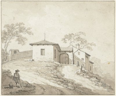 Petite église ou monastère près de Bologne - Daniël Dupré