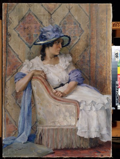 Femme en blanc - Danil Karpovich Kraynev