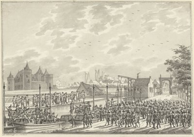 Arrivée des citoyens armés d