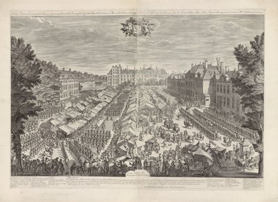 Foire de La Haye avec le prince et la princesse d