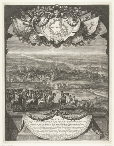 Conquête de Maastricht par les Français le 30 juin 1673 - Daniël Marot (I)