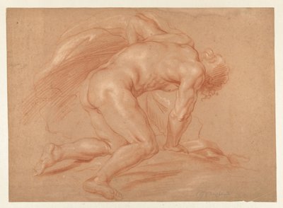 Homme nu agenouillé - Daniël Mijtens (II) (attributed to)