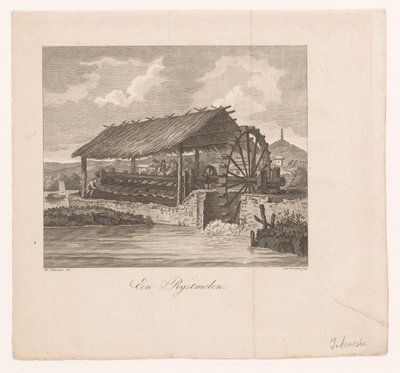 Moulin à riz actionné par une roue à eau - Daniël Veelwaard (I)