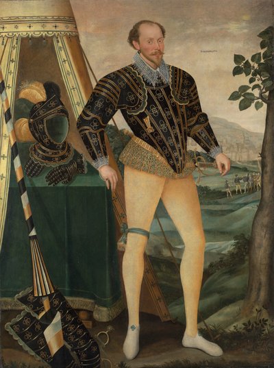 Sir William Drury, de Hawstead, Suffolk (1550–1590) - Daniël van den Queborne