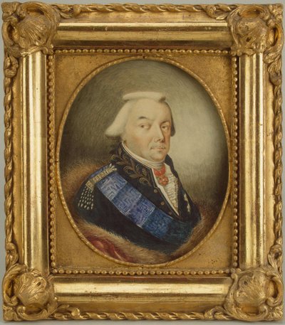 Portrait du prince Nikolaï Borissovitch Ioussoupov 1750-1831, années 1790 - Danila Grigoryevich Zhernovoi