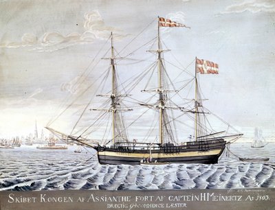 Navire « Konigen of Asian » 1803. Musée Maritime d