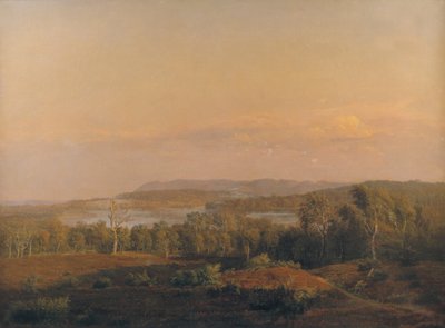 Vue vers Himmelbjerget, Jutland. Soir - Dankvart Dreyer