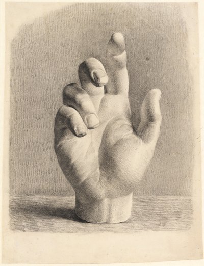 Une main, dessinée d