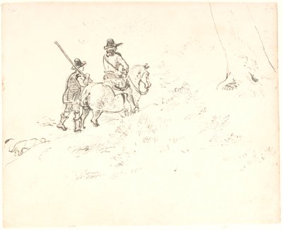 Un cavalier suivi d