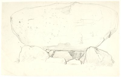 Un dolmen à Brandsø - Dankvart Dreyer