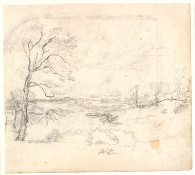 Vue sur un paysage vallonné et boisé - Dankvart Dreyer