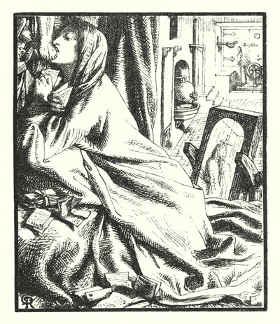 Mariana dans le Sud - Dante Gabriel (after) Rossetti