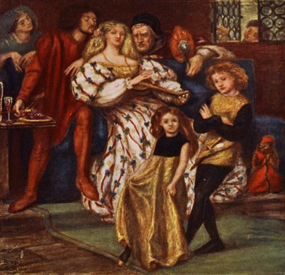 La Famille Borgia - Dante Gabriel (after) Rossetti