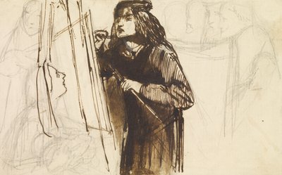 Un peintre au travail, 1850-1852 - Dante Gabriel Charles Rossetti