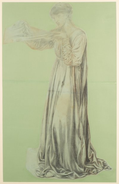 Étude pour le rêve de Dante - Dante Gabriel Charles Rossetti
