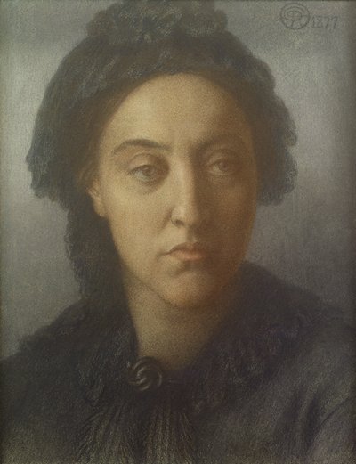Christina Rossetti, 1877 - Dante Gabriel Charles Rossetti
