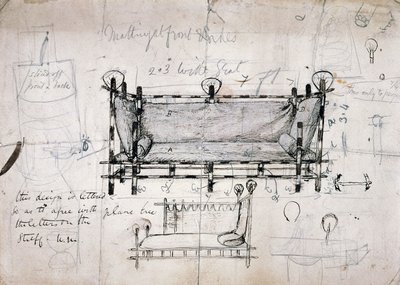 Design pour canapé - Dante Gabriel Charles Rossetti