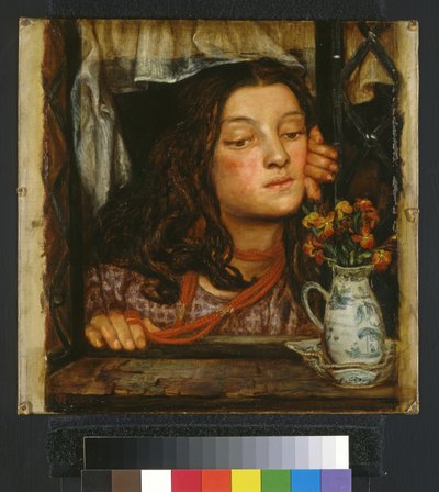 Fille à une grille, 1862 - Dante Gabriel Charles Rossetti