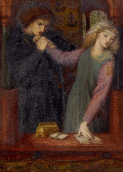 Hamlet et Ophélie - Dante Gabriel Charles Rossetti