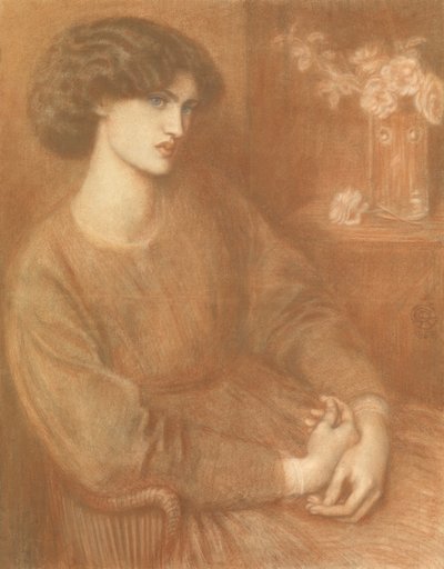 Jane Morris, 1868 - Dante Gabriel Charles Rossetti