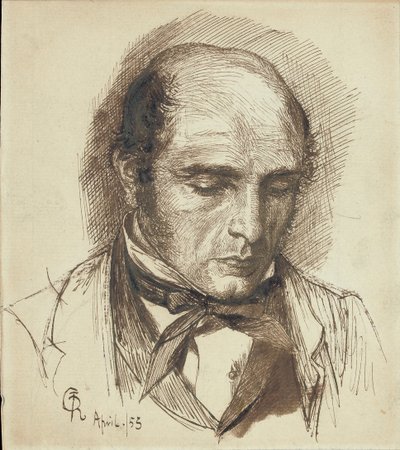 Portrait de Henry Polidori, 1953 - Dante Gabriel Charles Rossetti