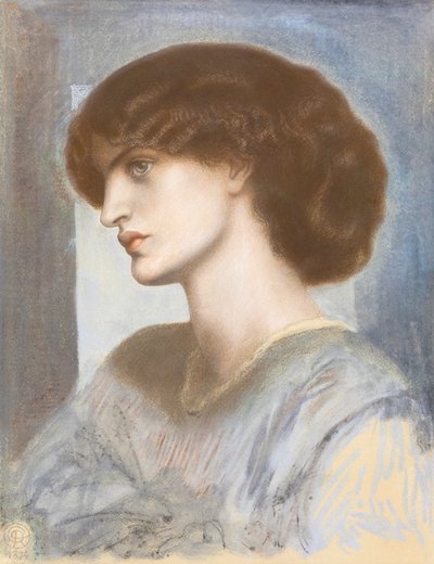 Portrait de Jane Morris - Dante Gabriel Charles Rossetti