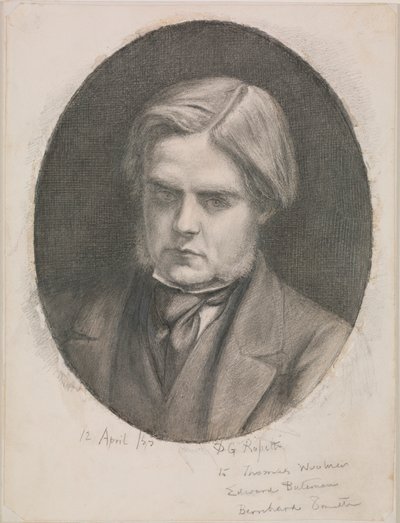 Portrait de William Holman Hunt - Dante Gabriel Charles Rossetti