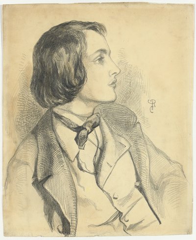 Portrait de William Michael Rossetti - Dante Gabriel Charles Rossetti